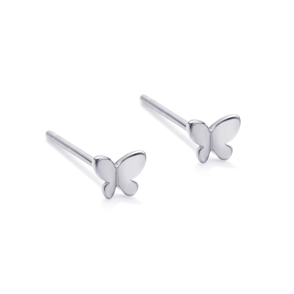 Tiny Butterfly Stud Earrings