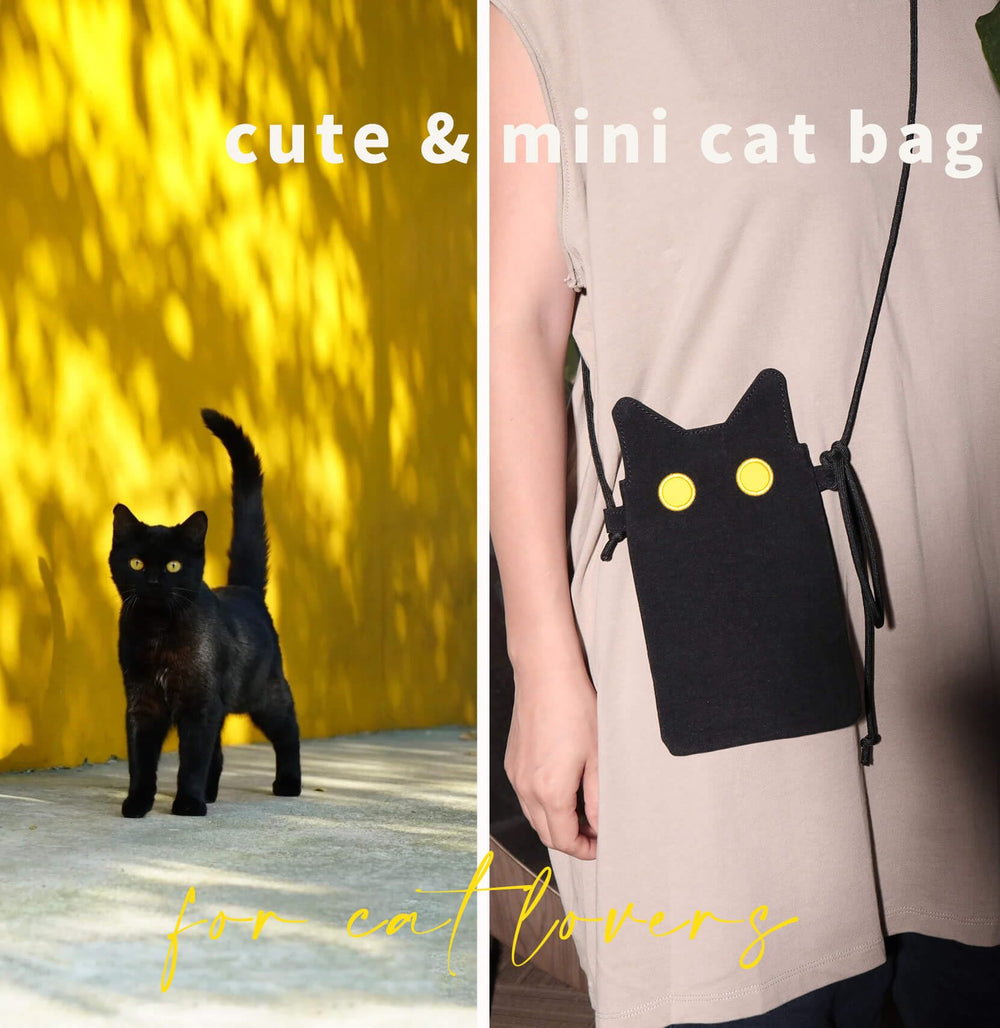 S.Leaf Small Crossbody Bags for Women Travel Black Anti Theft Cell Phone Crossbody Bags Purses Cat Lover Gifts for Women