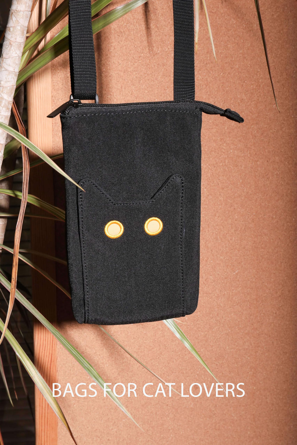 S.Leaf Small Crossbody Bags for Women Travel Black Anti Theft Cell Phone Crossbody Bags Purses Cat Lover Gifts for Women