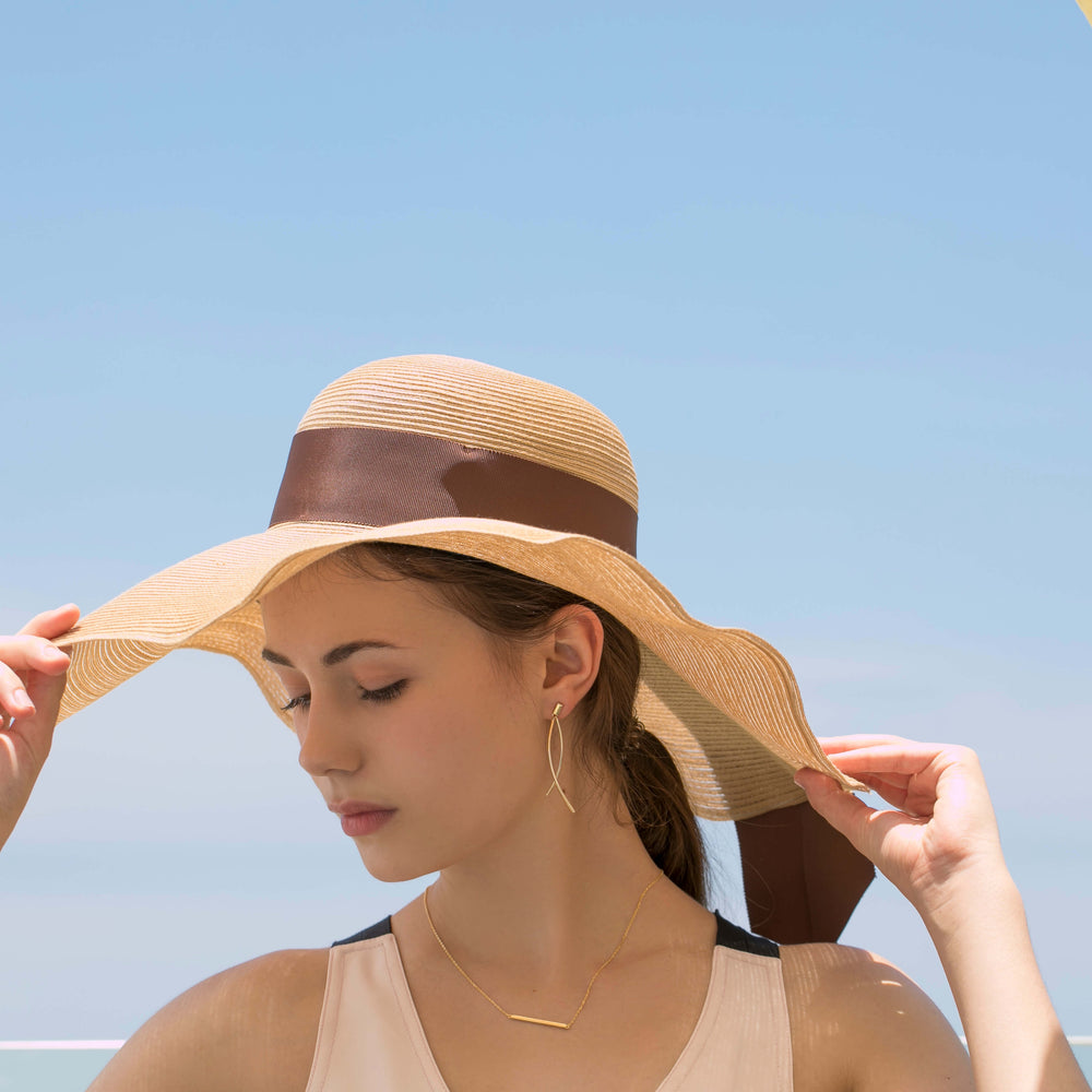 Minimalist Fishtail Dangle Earrings