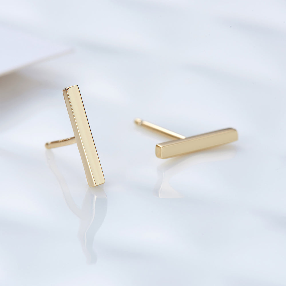 Bar Stud Earrings