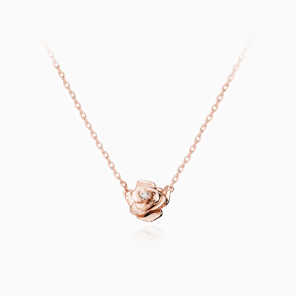 Rose Pendant Necklace